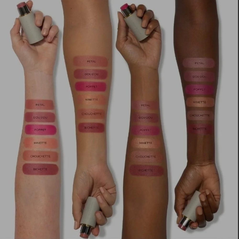 Westman Atelier MINI Baby Cheeks Lip+Cheek Cream Blush Stick POPPET/Poppy Pink. - Picture 5 of 5